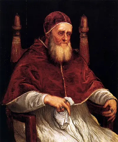 Portrait of Pope Julius II Titian
